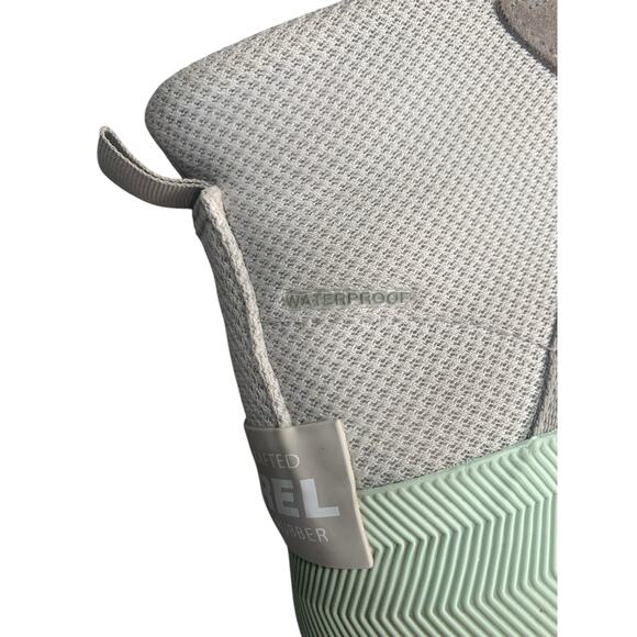 Sorel Womens Gray Out N About III Full Grain Leather Upper Mid Top Sneakers 8.5 - Picture 7 of 11